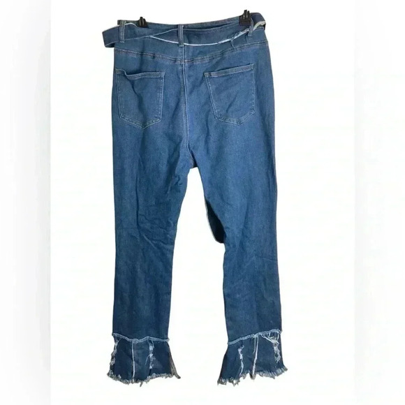 Gritty soul distressed jeans size large - Picture 8 of 10